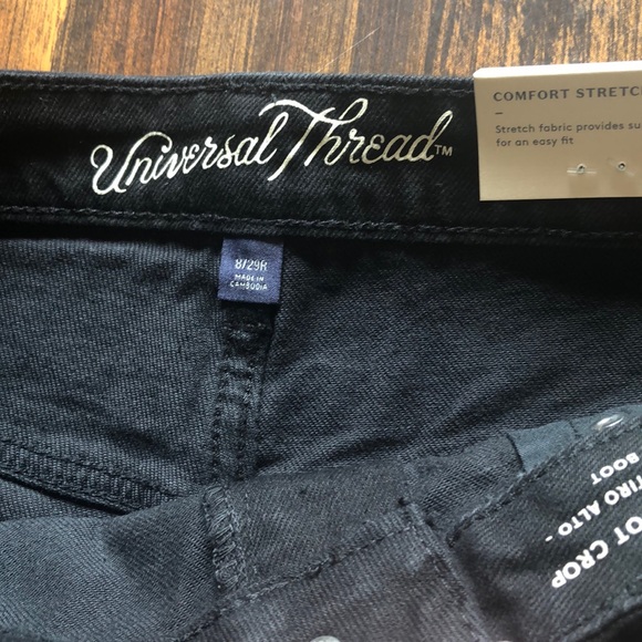 Universal Thread High-Rise Crop Black jeans s. 8 - Picture 5 of 6